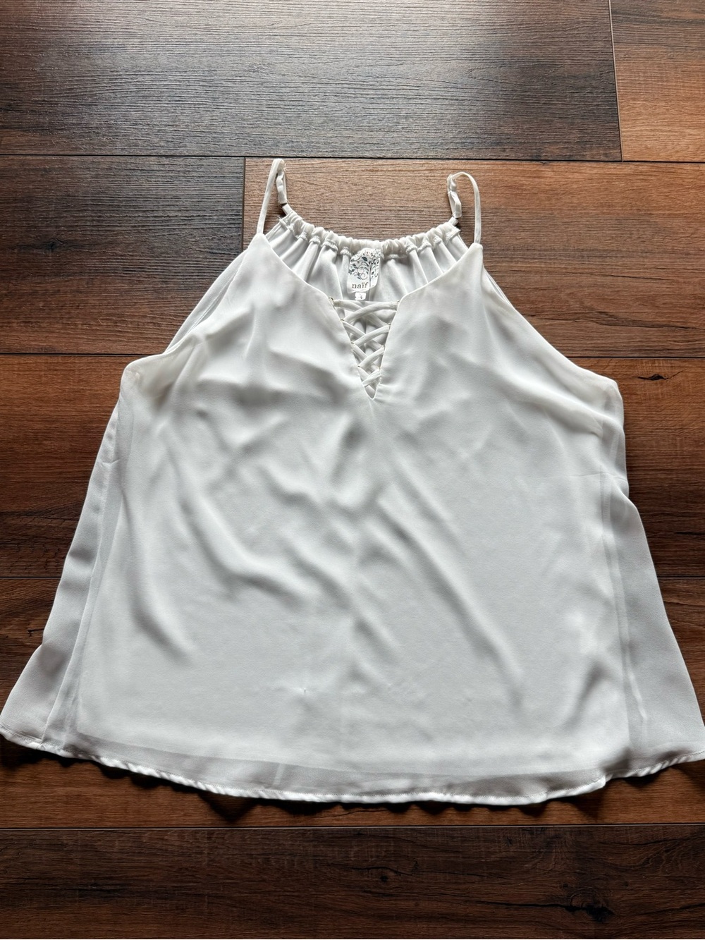 Women’s NWOT Naïf White Sleeveless Blouse